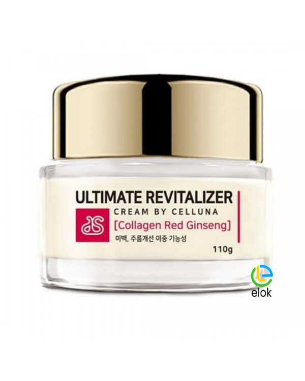 Big Promo Pemutih Wajah Celluna Ultimate Revitalizer Collagen Red Ginseng Cream 